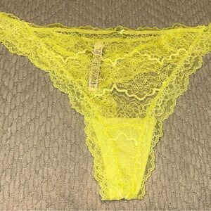 Victoria's Secret Neon Lace Panty